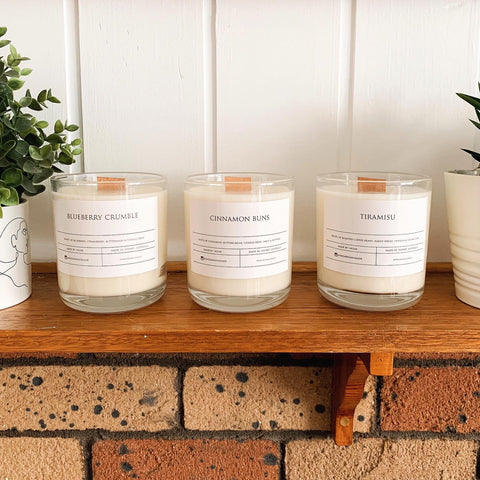 Bakery Collection Wood Wick Candles