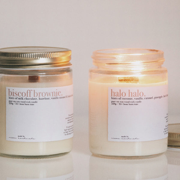 Café Collection - Wood Wick Soy Wax Candles